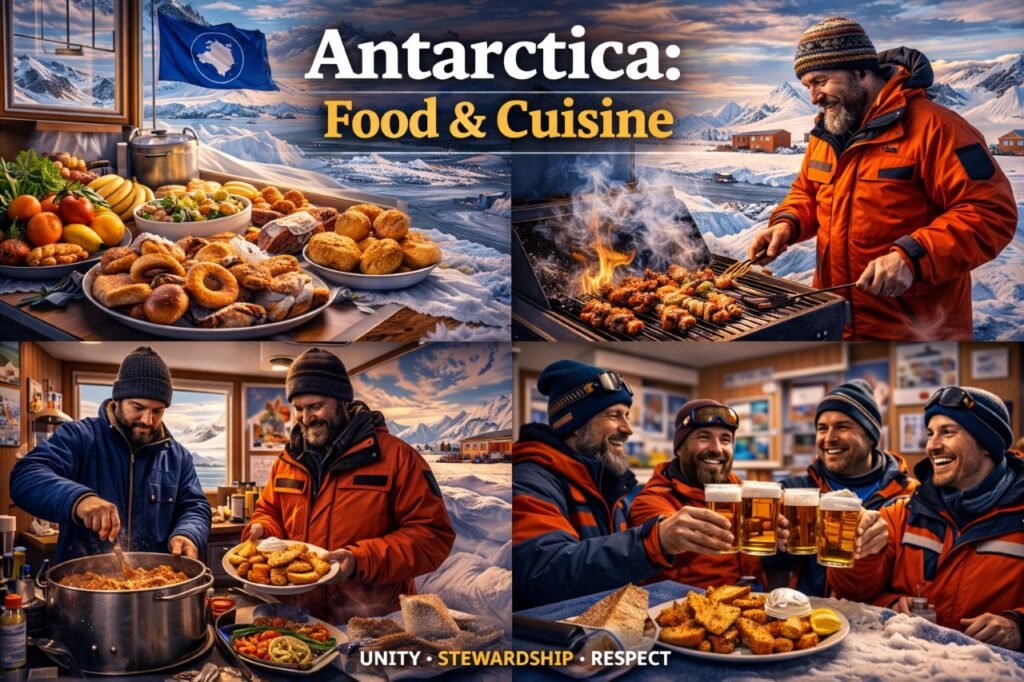 antarctic cuisine in action