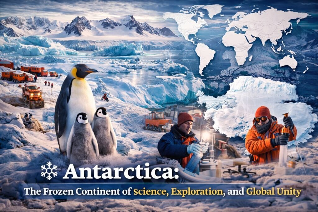 antarctica; science, exploration, and unity
