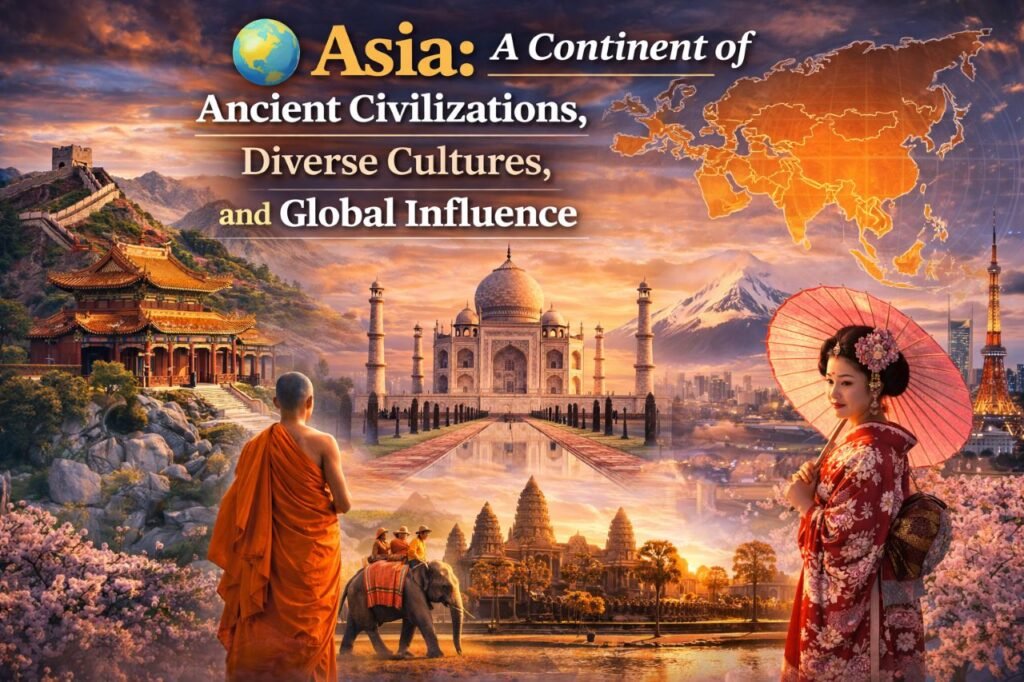 asia; a journey through history and culture