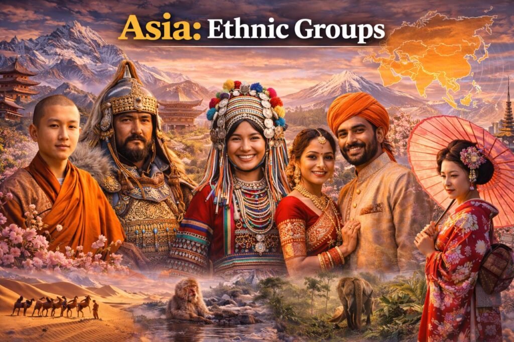 diverse faces of asia