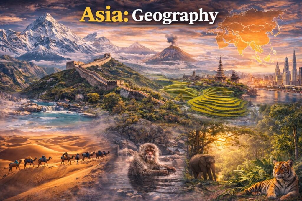 diverse landscapes of asia