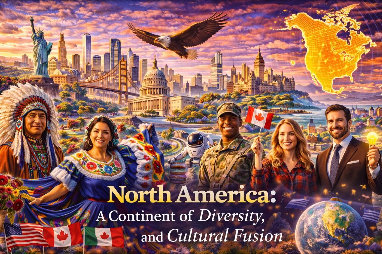 Cultures north america; diversity, innovation, and unity