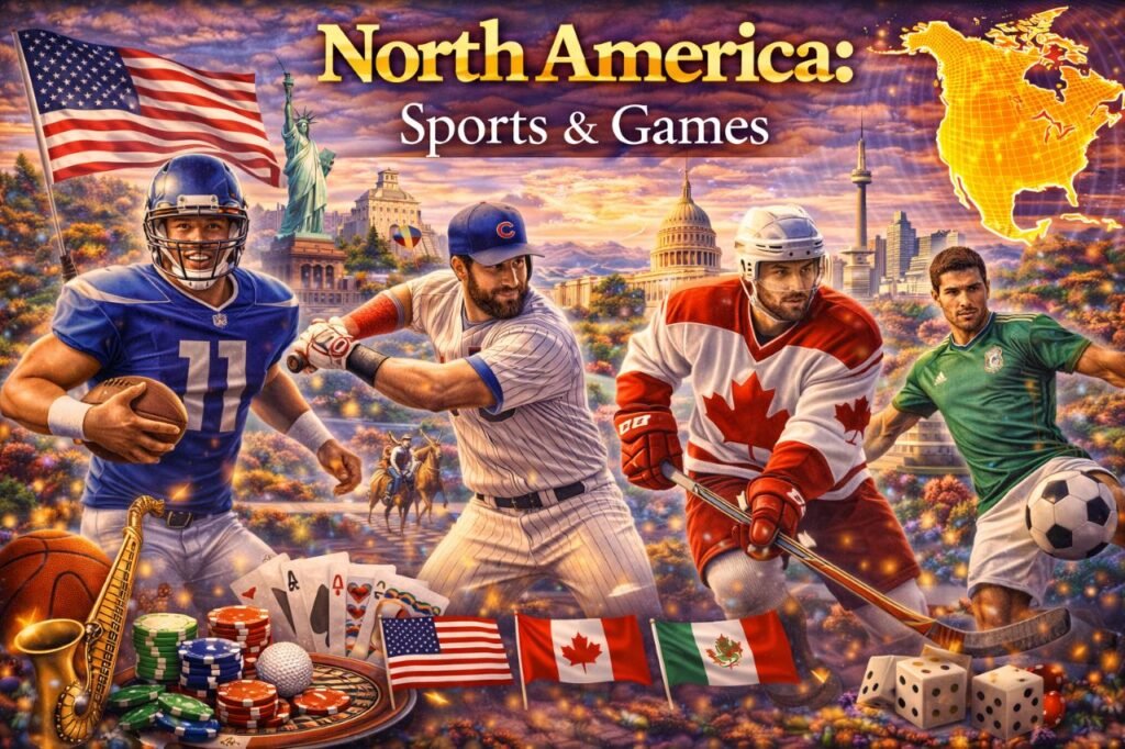 north american sports and landmarks united