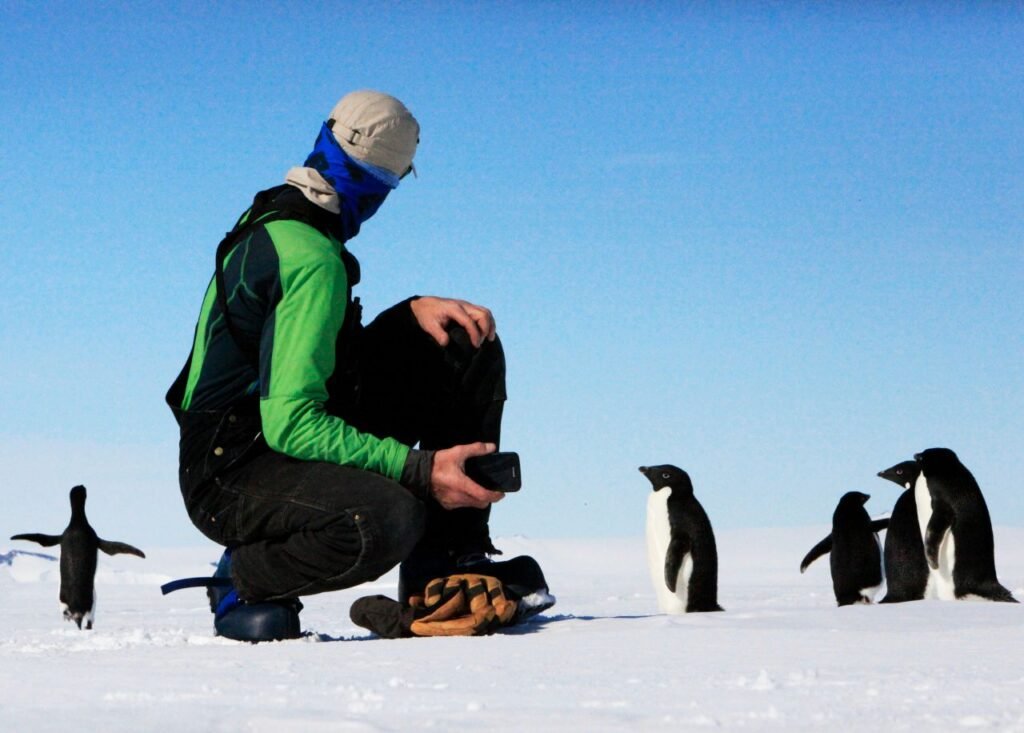 scientist in antarctica
