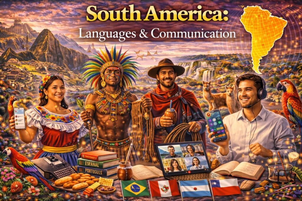 South America: A Continent of Vibrant Cultures, Ancient Civilizations, and Natural Wonders south america; language and culture diversity
