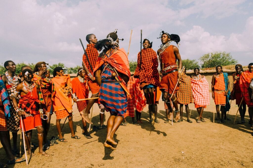 🌍 Africa: A Continent of Rich Cultures, Traditions, and Timeless Heritage. stick walking tribe