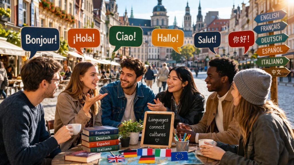 café conversation across languages and cultures