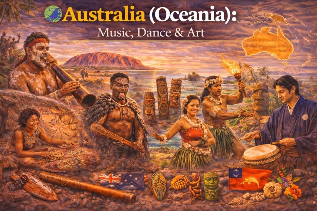 Australia (Oceania): A Region of Island Cultures, Ancient Traditions, and Oceanic Beauty ๐ cultural dance music celebration of oceania and japan