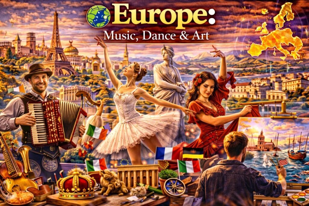 european music, dance, and art celebration