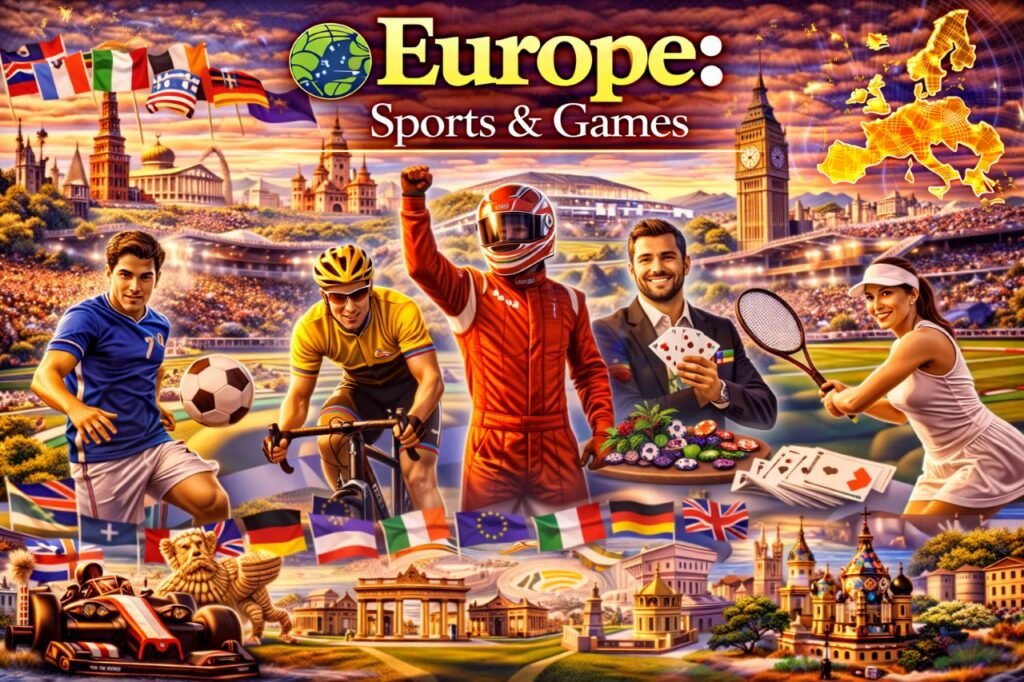 european sports and games celebration