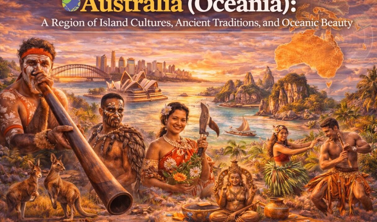 Australia (Oceania): A Region of Island Cultures, Ancient Traditions, and Oceanic Beauty 🌏