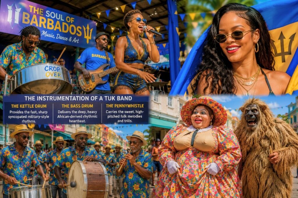 crop over parade celebration in barbados culture