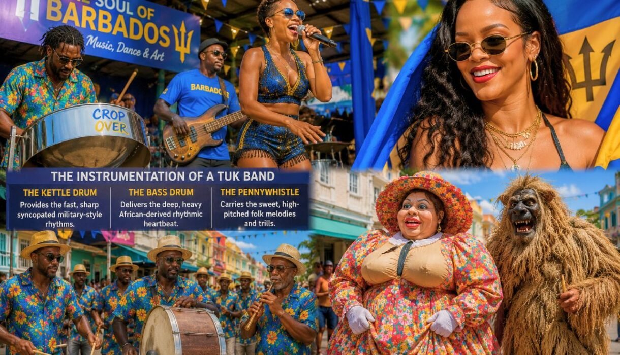 crop over parade celebration in barbados culture