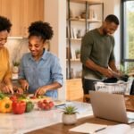 The Domestic Disconnect: Why Modern Marriage Values are Shifting Back to the Basics family teamwork in a bright kitchen