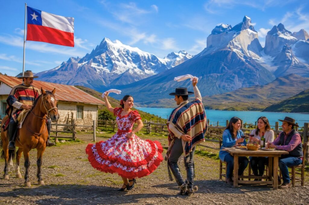 festive celebration in the chilean countryside chile culture, south america