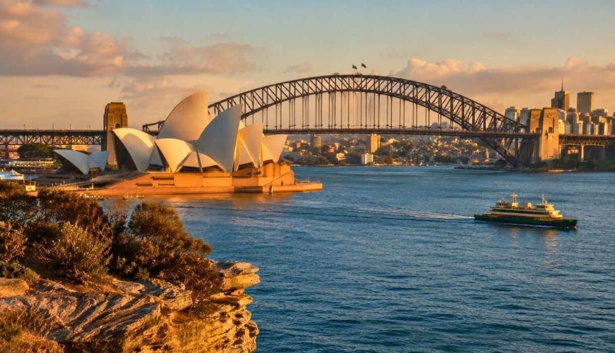 sydney at golden hour new south wales