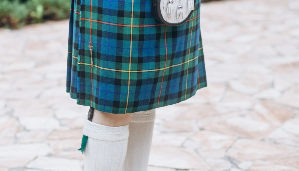 scottish kilt men traditional vintage clothing and accessories