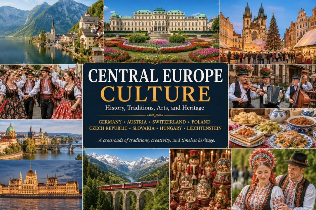central europe cultural highlights collage