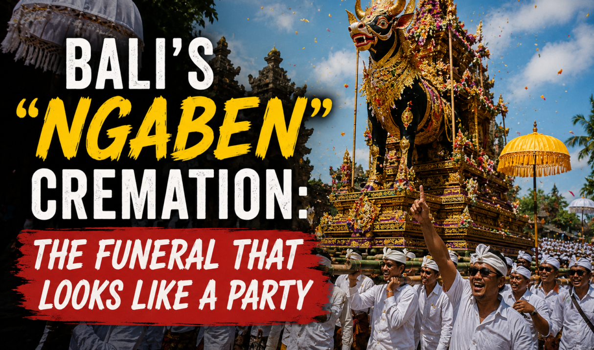 Bali’s “Ngaben” Cremation: The Funeral That Looks Like a Party