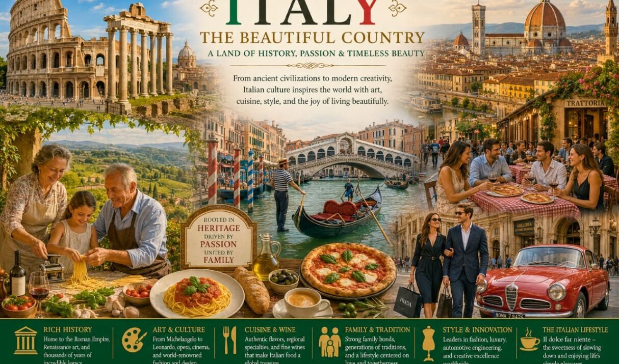 The Beautiful Country: An Elaborate Exploration of Italian Culture