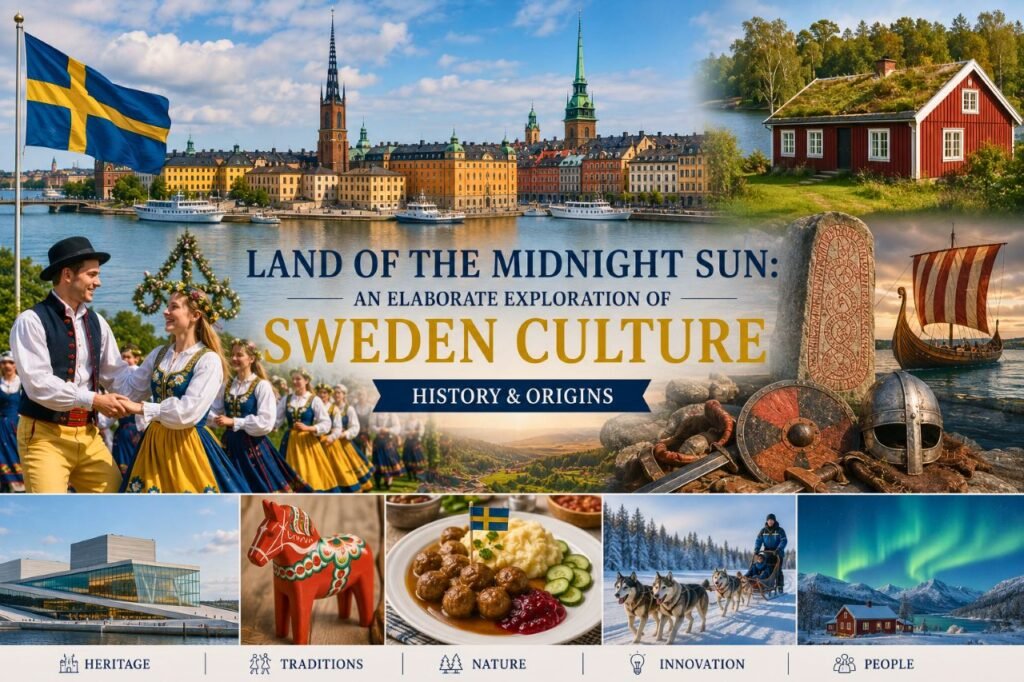 land of the midnight sun sweden culture