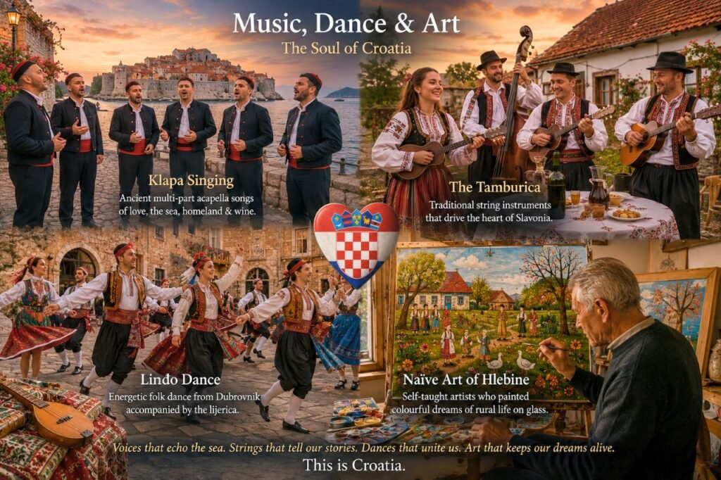 the soul of croatia, music, dance, art