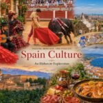 vibrant spanish culture collage