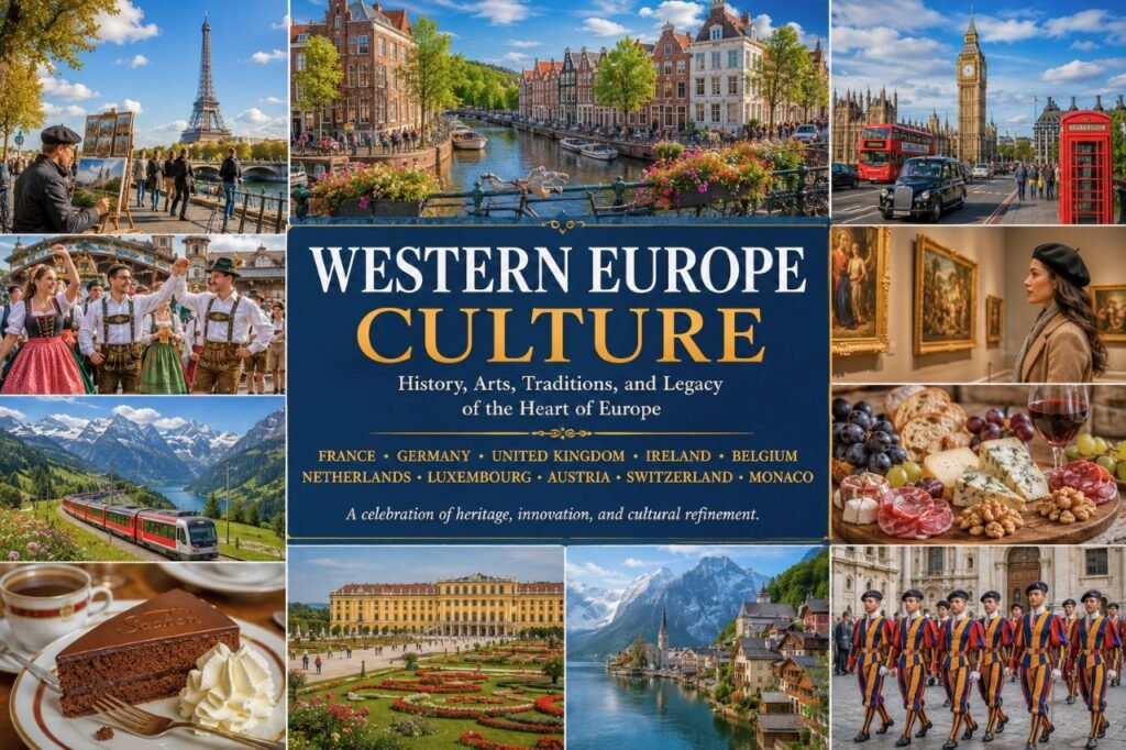 western europe cultural highlights collage