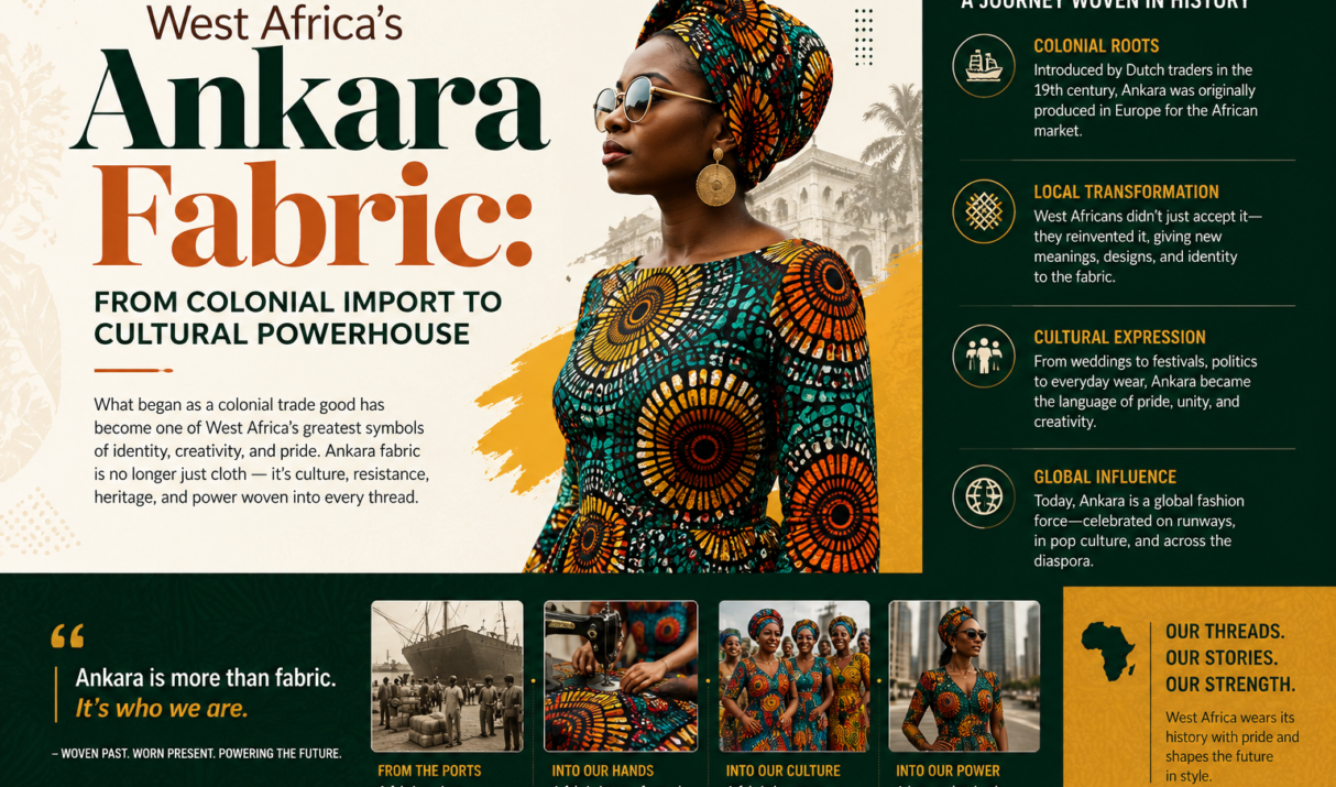 West Africa’s Ankara Fabric: From Colonial Import to Cultural Powerhouse