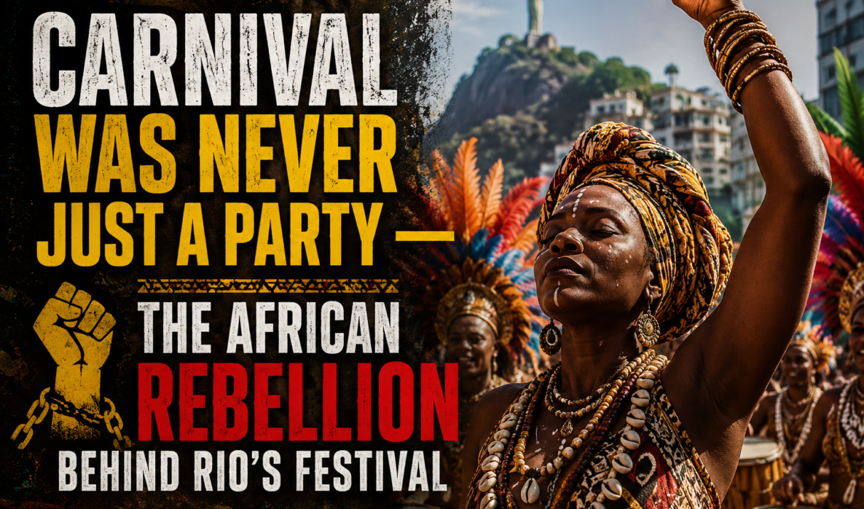 Carnival Was Never Just a Party — The African Rebellion Behind Rio’s Festival