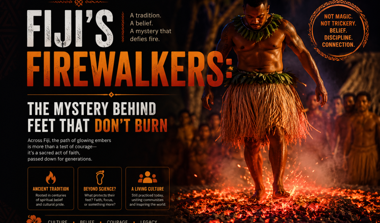 Fiji’s Firewalkers: The Mystery Behind Feet That Don’t Burn