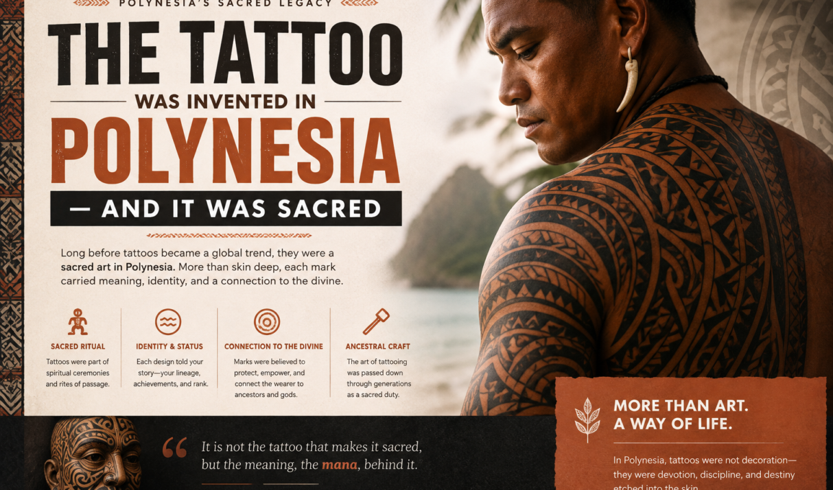 The Tattoo Was Invented in Polynesia — And It Was Sacred
