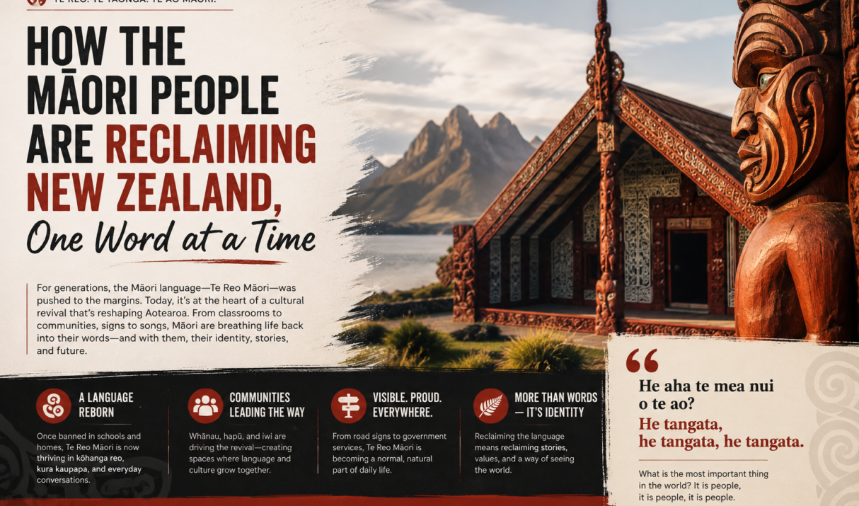 How the Māori People Are Reclaiming New Zealand, One Word at a Time