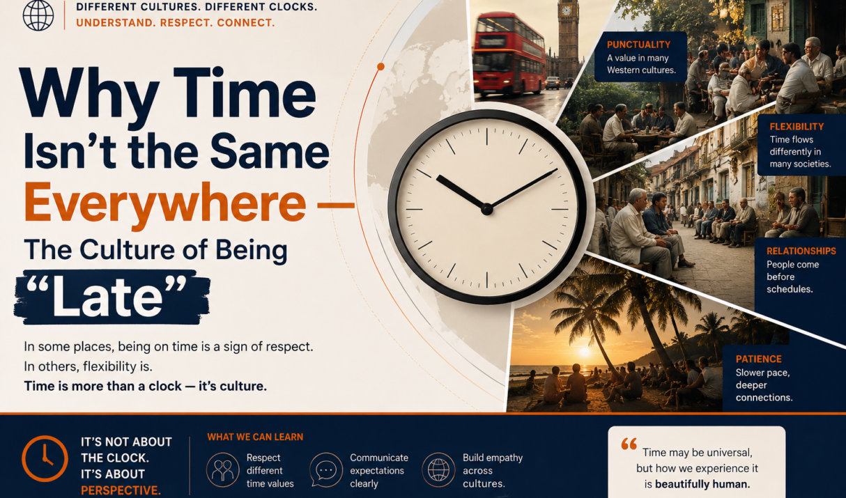 Why Time Isn’t the Same Everywhere — The Culture of Being “Late”
