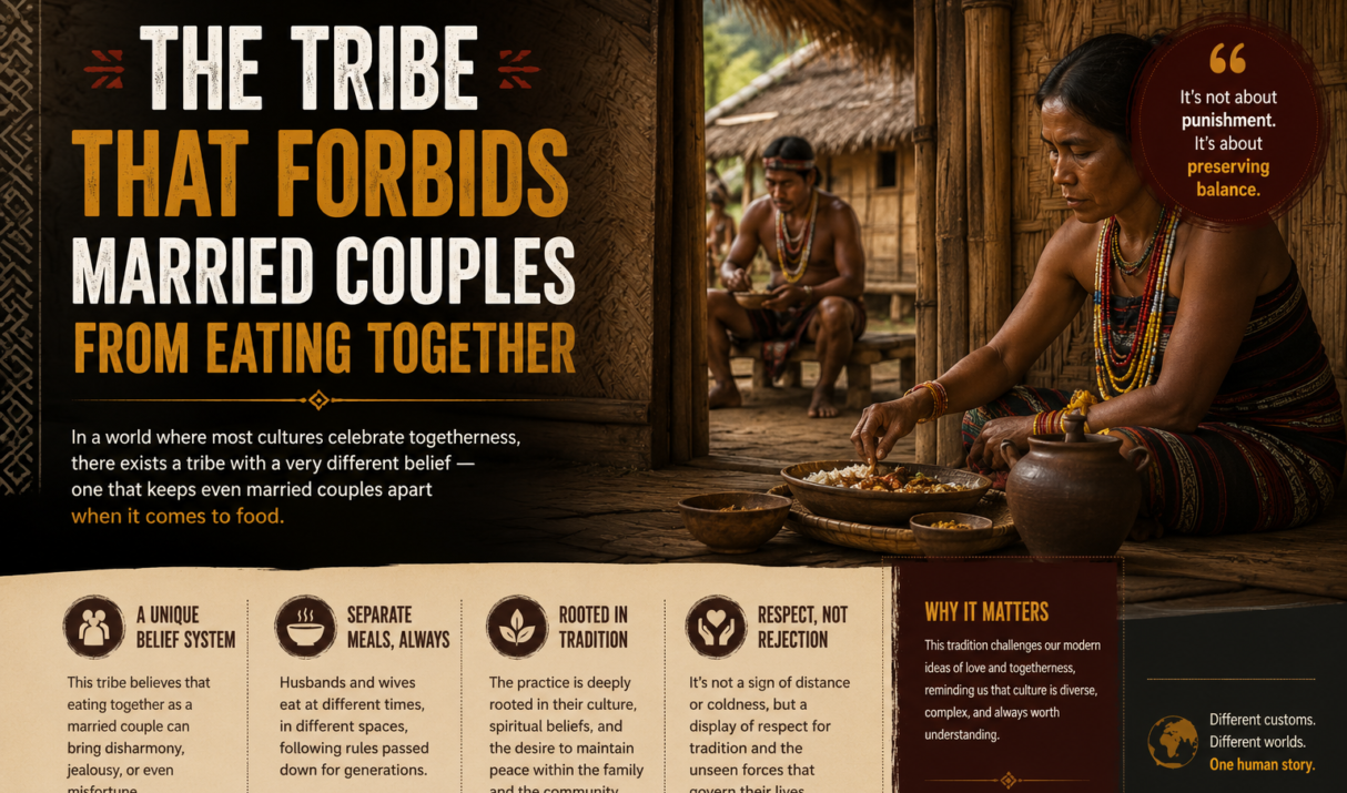 The Tribe That Forbids Married Couples From Eating Together