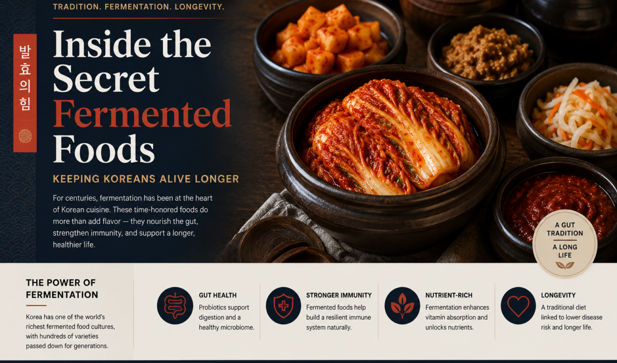 Inside the Secret Fermented Foods Keeping Koreans Alive Longer