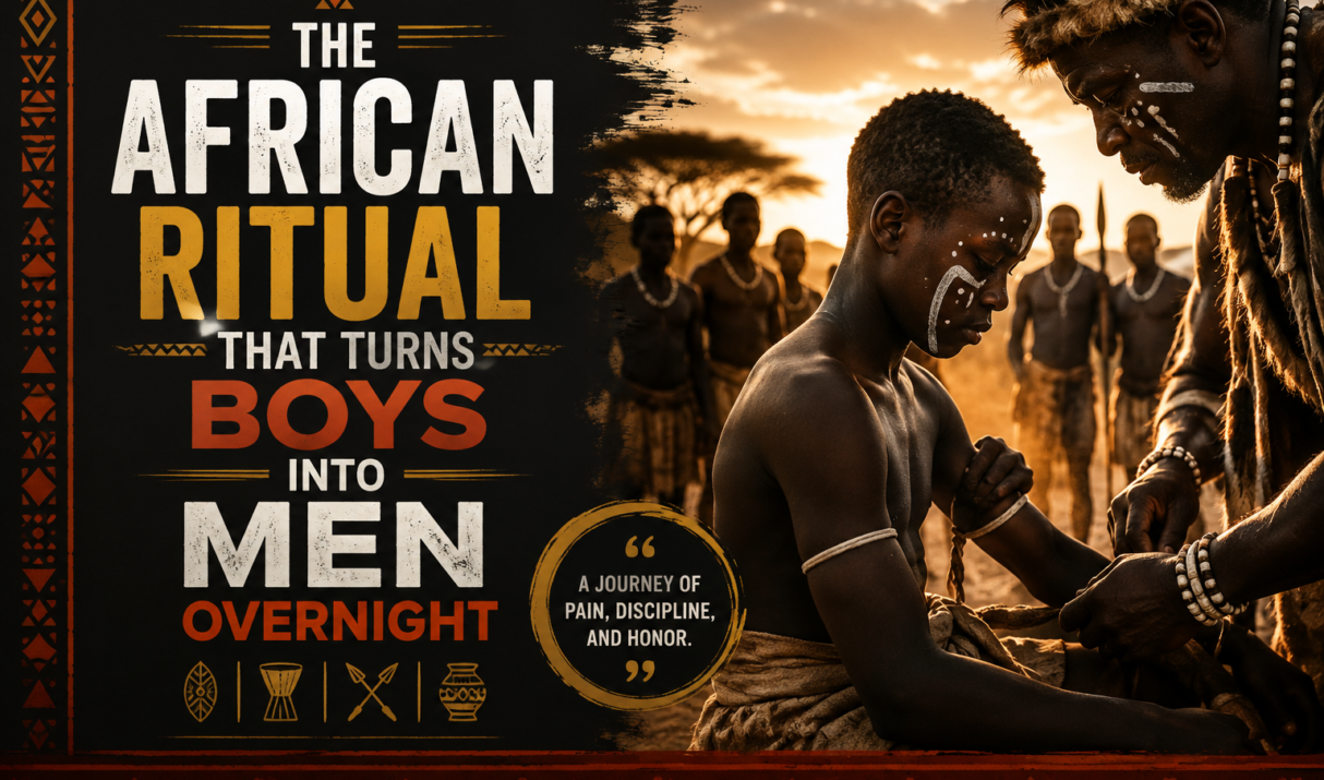 The African Ritual That Turns Boys Into Men Overnight