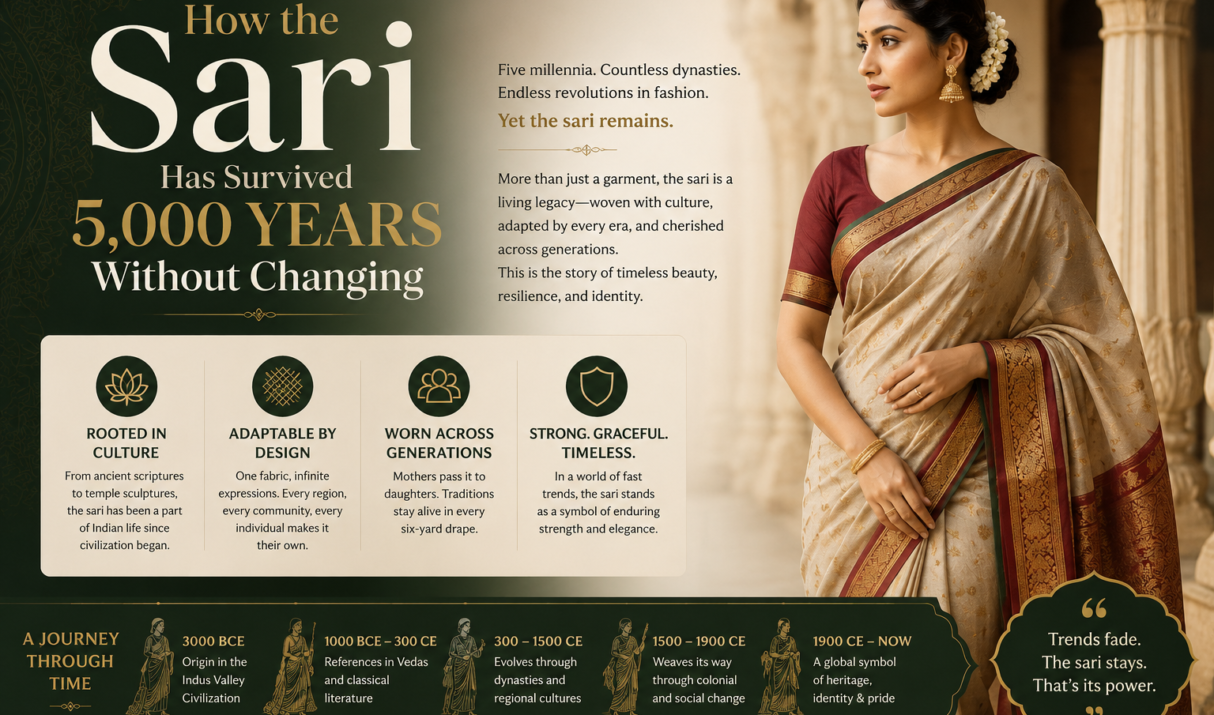How the Sari Has Survived 5,000 Years Without Changing