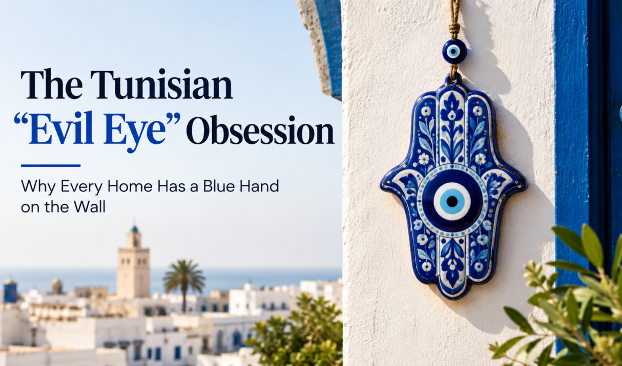 The Tunisian “Evil Eye” Obsession — Why Every Home Has a Blue Hand on the Wall