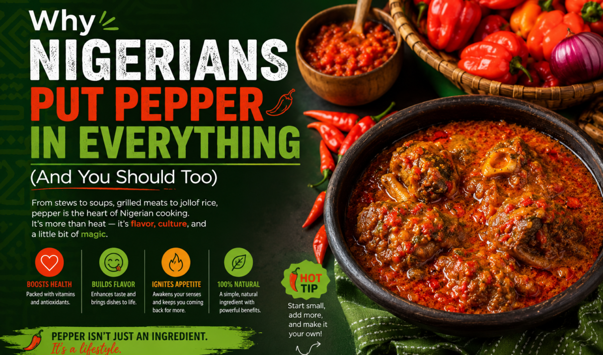 Why Nigerians Put Pepper in Everything (And You Should Too)