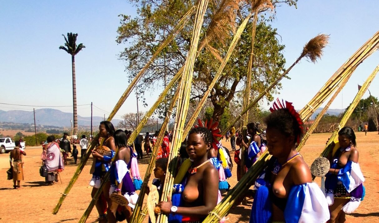 The Reed Dance of Eswatini — 80,000 Bare-Breasted Women Dancing Before a King Is Not What You Think